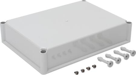 Fibox Dæksel 380X280X80 Grå Polycar.