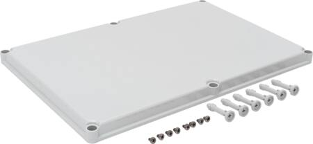 Fibox Dæksel 560X380X30 Grå Polycar.