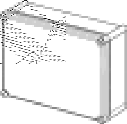 Fibox Kassebund 380X280X100 U Flanger