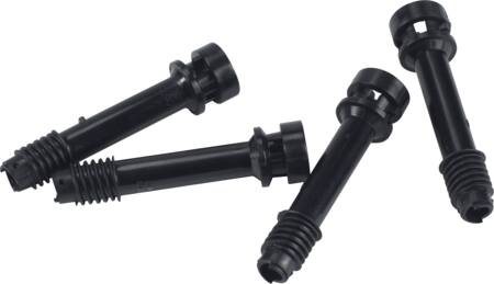 Fibox Dæksel/Låg Skruer Til Solid P Sort 4 Stk