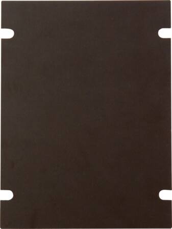 Fibox Mont.Plade Kunststof 528X254X5