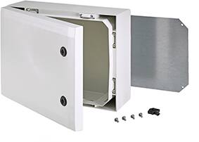 Fibox Vægskab Arca Grå Låg Hxbxd 200X300X150