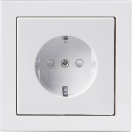 Abb Abb Schuko Stikkontakt 16A Hvid Komplet
