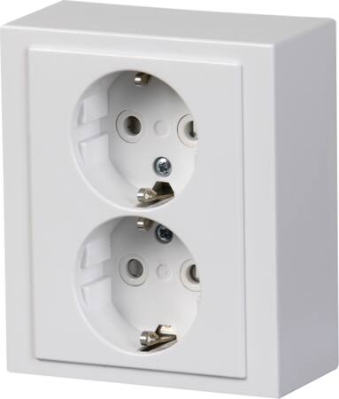 Fix-Pro Panelstikkontakt, Dobbelt (Jussi)