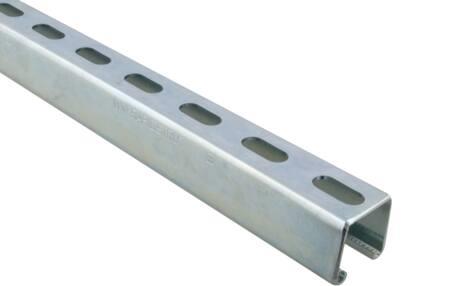 Walraven Rapidstrut Profilskinne 41X21X2,5 6M Gal - 6 Meter