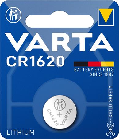 Varta Batteri Cr1620 3,0V 60Mah