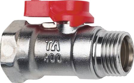 Ta Ta 400 1/2" Kuglehane Rød Muffe/Nippel