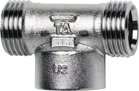 Ta Fpl T-Stykke Nippel/Muffe/Nippel 1/2"