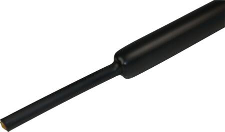 Melbye Krympeslange Tv Sort Med Lim 6/2 1M