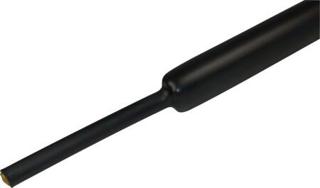 Melbye Krympeslange Tv Sort Med Lim 9/3 1M