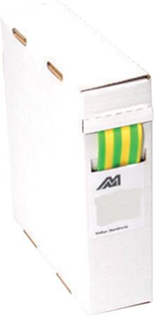 Solar Plus Krympeslange Ul 19/6 Gul/Grøn Boks 3M