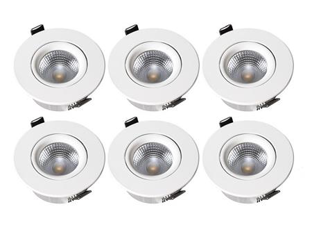 Solar Light Downlight Eco 6,8W 575Lm 2700-3000K 6Stk