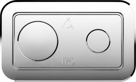 Ifø Spira/Spira Art Trykknap Blank Krom