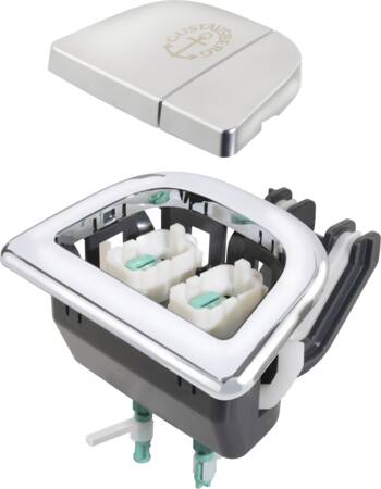 Gustavsberg Nautic Duo Krom Trykknap Komplet