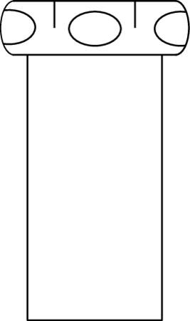 Purus Telesk.Rør Pp Hvid 32X1 1/4X200.