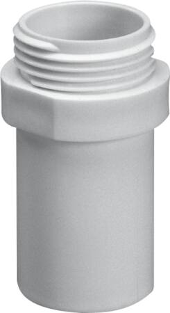 Purus Overgang Nippel & Indstik Hvid 32Mmx1"