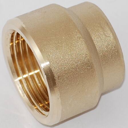 Fix-Pro Formmuffe Messing 1/2X3/8".