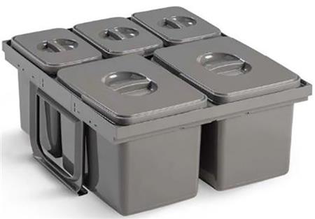 Intra Juvel Jazz Affaldssystem 2X12L 3X5L Spande