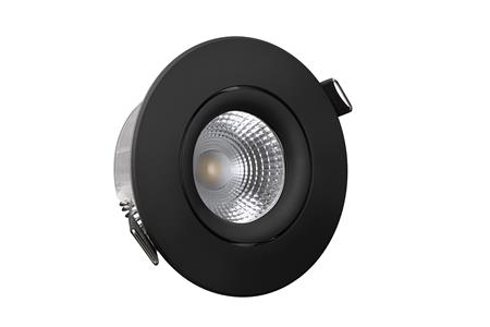 Solar Light Downlight Eco 6,8W 575Lm 2700-3000K Sort