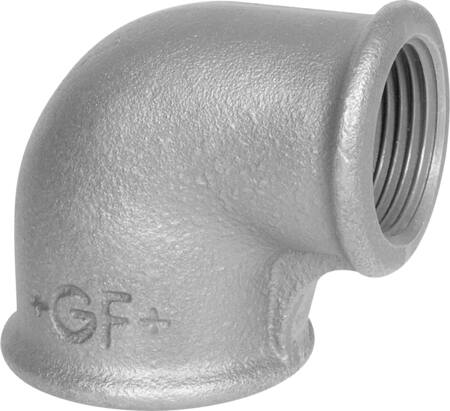 Gf Georg Fischer +Gf+ Vinkel Sort Mf/Mf 90Gr 3/4X1/2