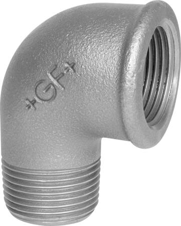 Gf Georg Fischer +Gf+ Vinkel Sort Mf/Np 90Gr 1 1/2