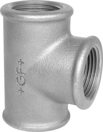 Gf Georg Fischer +Gf+ T-Stykke Sort 1/2