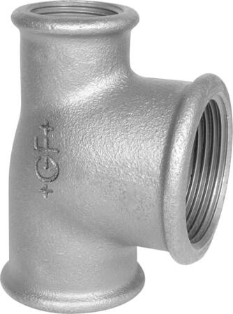 Gf Georg Fischer +Gf+ T-Stykke Sort 1 1/4X1 1/4X1/2