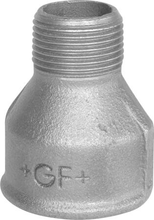 Gf Georg Fischer +Gf+ Spidsmuffe Sort 2X1 1/4