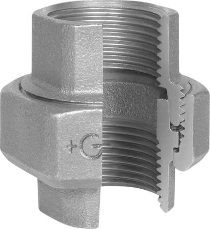 Gf Georg Fischer +Gf+ Union Sort Mf/Mf 1 1/4