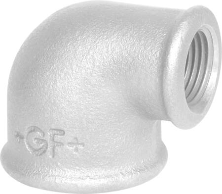 Gf Georg Fischer +Gf+ Vinkel Galv. Mf/Mf 90Gr 1X1/2