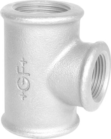 Gf Georg Fischer +Gf+ T-Stykke Galv. 1X3/4X1