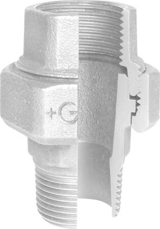 Gf Georg Fischer +Gf+ Union Galv. Mf/Np 1 1/4
