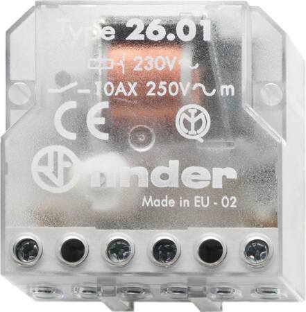 Finder Kip Relæ 1No 10A 230Vac