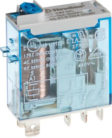 Finder Industrirelæ 16A 1C/O 24Vdc