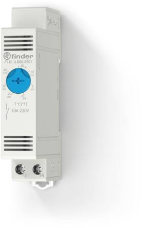 Finder Thermostat Modular 1No Cooling