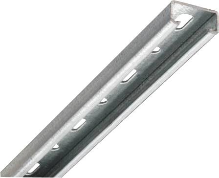 Profilati Din-Skinne Glat 2Mtr Galvaniseret