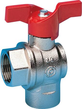 Pettinaroli Vinkelkuglehane Med Fuldt Gennemløb 3/4