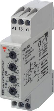 Carlo Gavazzi Timer Asym.Taktg.     Dcb51Cm24