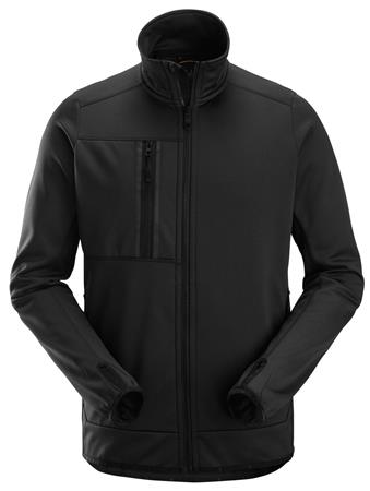 Snickers Workwear Jakke Fleece Sort Str:Xl