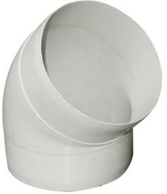 Fresh Fresh Plastsystem 125 Bøjning Ø125 45Gr.