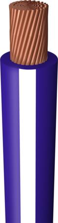 Solar H05Z-K 1X0,5 Mørkblå/Hvid 500V S200 - 200 Meter