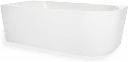 Blue Label Badekar Back To Wall 1800Mm Venstre Mh