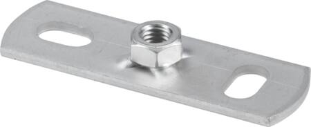 Walraven Grundflange M8 Rustfri