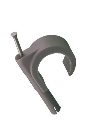 Solar Plus Plugclip 11-15Mm Grå Med Søm - 100 Stk.