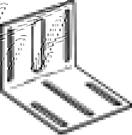 Legrand Vægbøjle 80X56 F/Glo-4 Send.