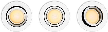 Philips Milliskin Hue Recessed R. White 3X5W