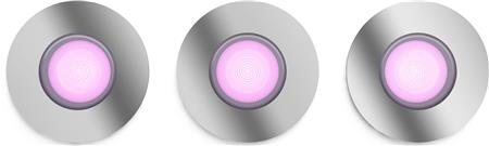 Philips Xamento Hue Recessed Chrome 3X5.7W