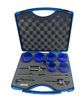 Solar Plus Hulsavsæt 22-78 Mm Hss-Bi 13 Dele El-Sæt