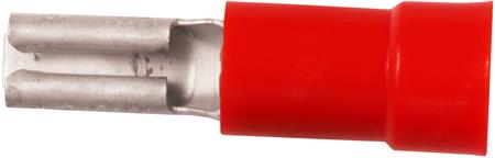 Elpress Iso. Spademuffe 0,5-1,5Mm² 6,3X0,8 Rød - 100 Stk.