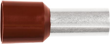 Elpress Iso. Terminalrør 25Mm² L16 Brun - 50 Stk.